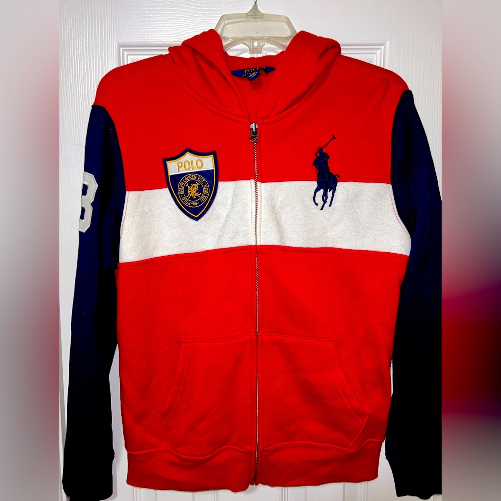 Boys L (14-16) Polo RL jacket